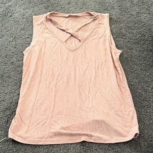Sleeveless Pink Top